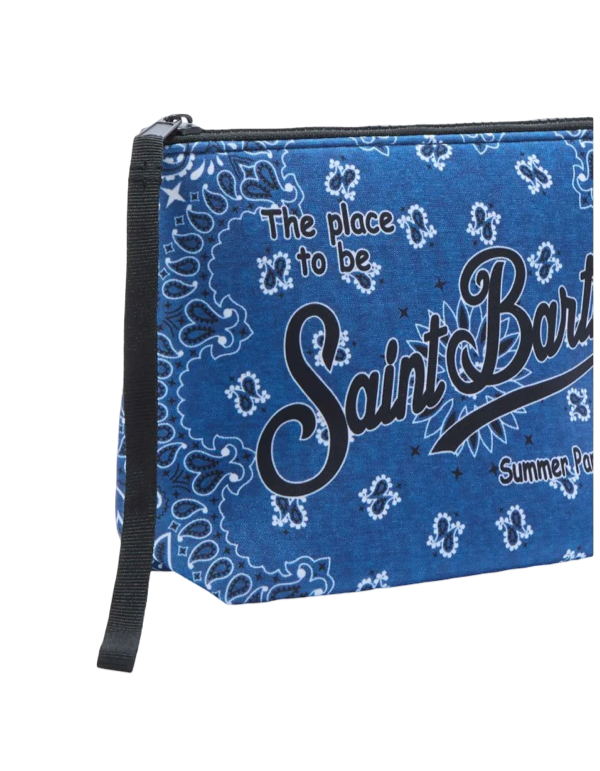 MC2 SAINT BARTH - Pochette Aline Bandana Round Denim