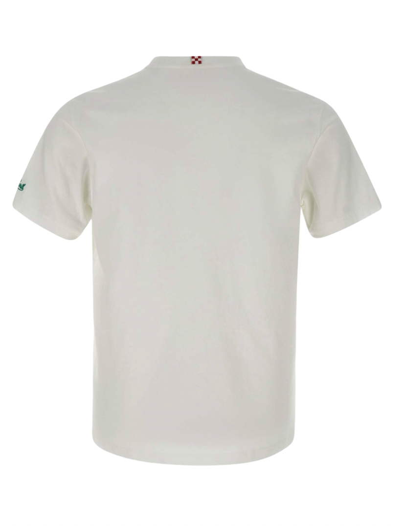 MC2 SAINT BARTH - T-shirt Bianca Ricamo Forte Habitué