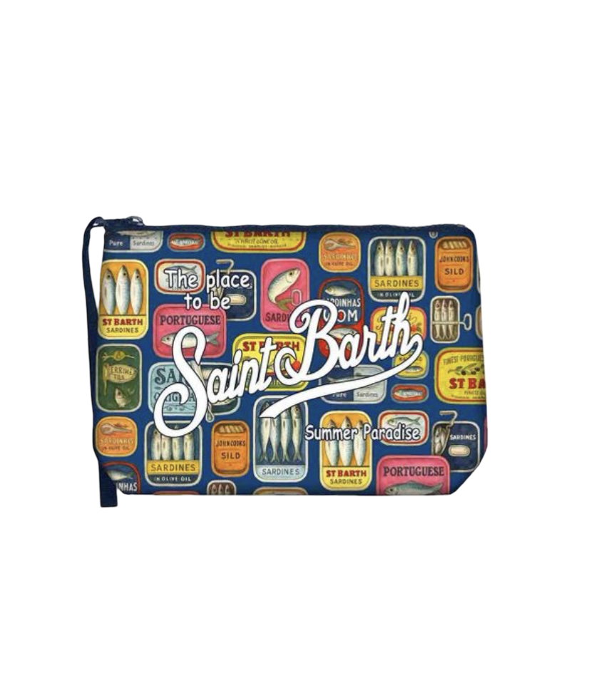 MC2 SAINT BARTH - Pochette Aline Blu Sardine