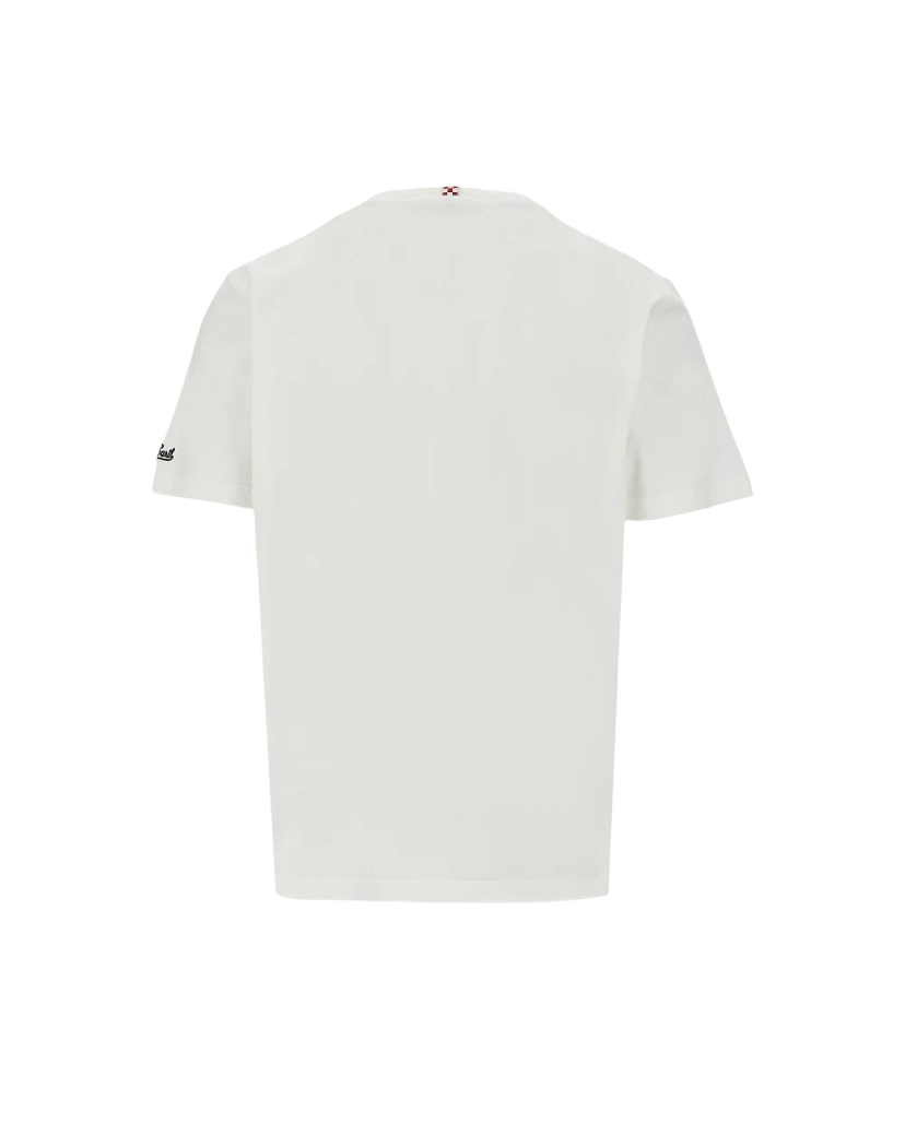 MC2 SAINT BARTH - T-shirt Bianca con ricamo Correggimi Se Sbaglio