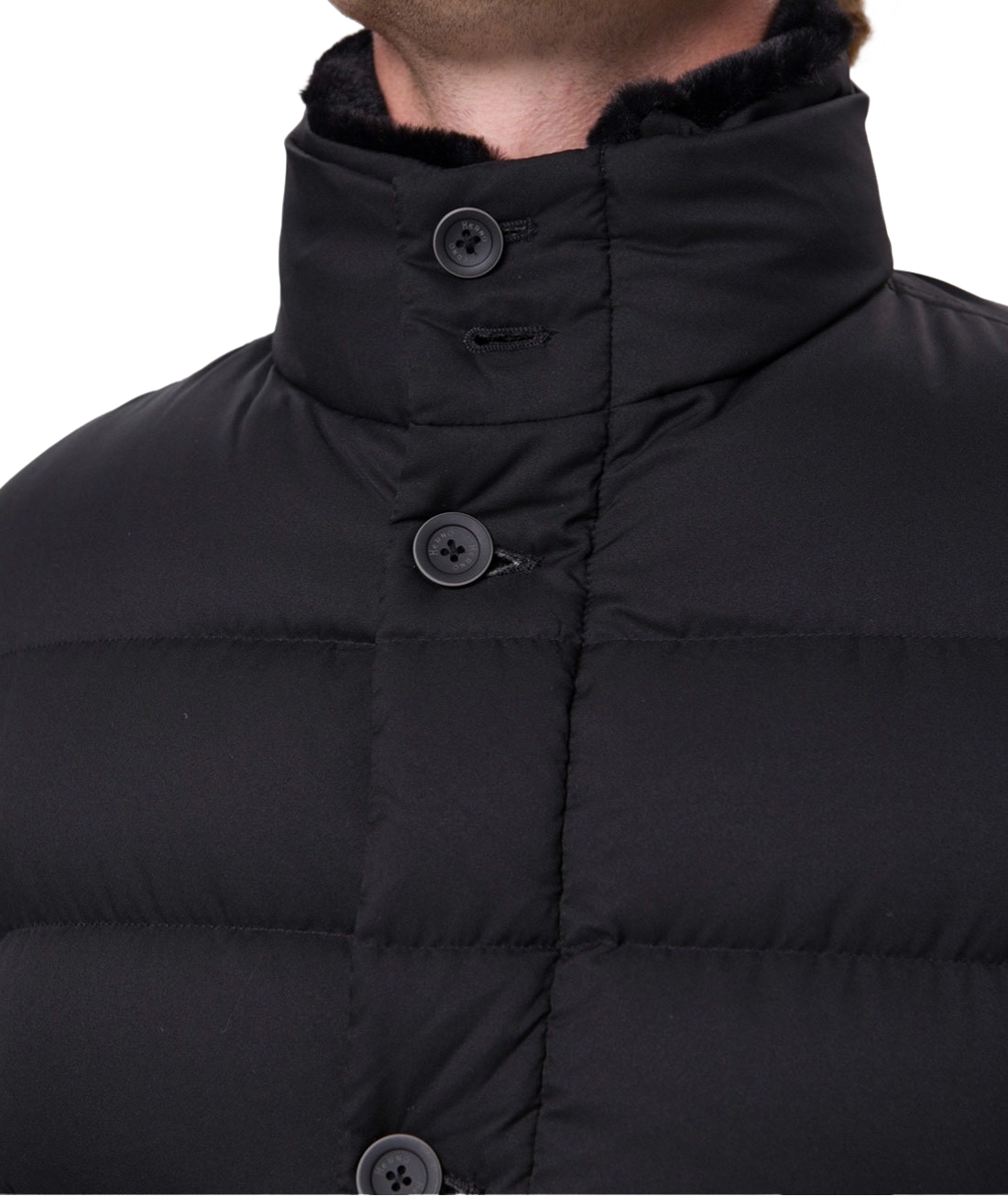 HERNO - Piumino Nero in Arendelle