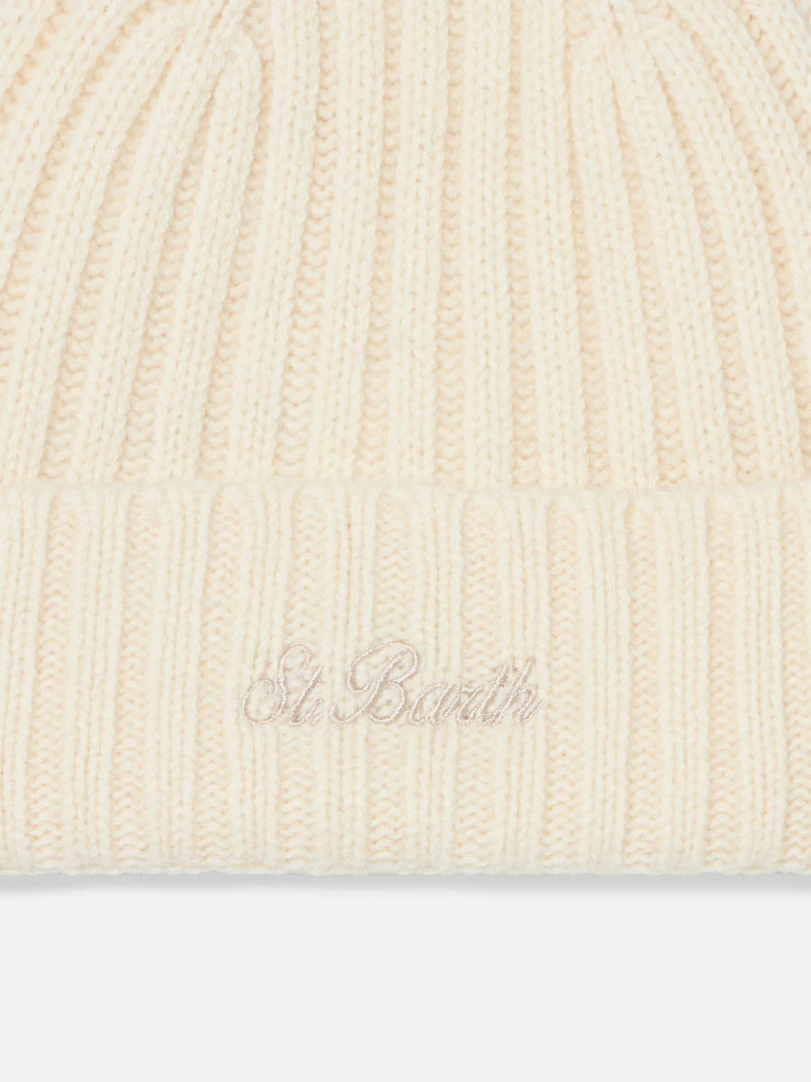 MC2 SAINT BARTH - Cappellino Bianco con ricamo St.Barth