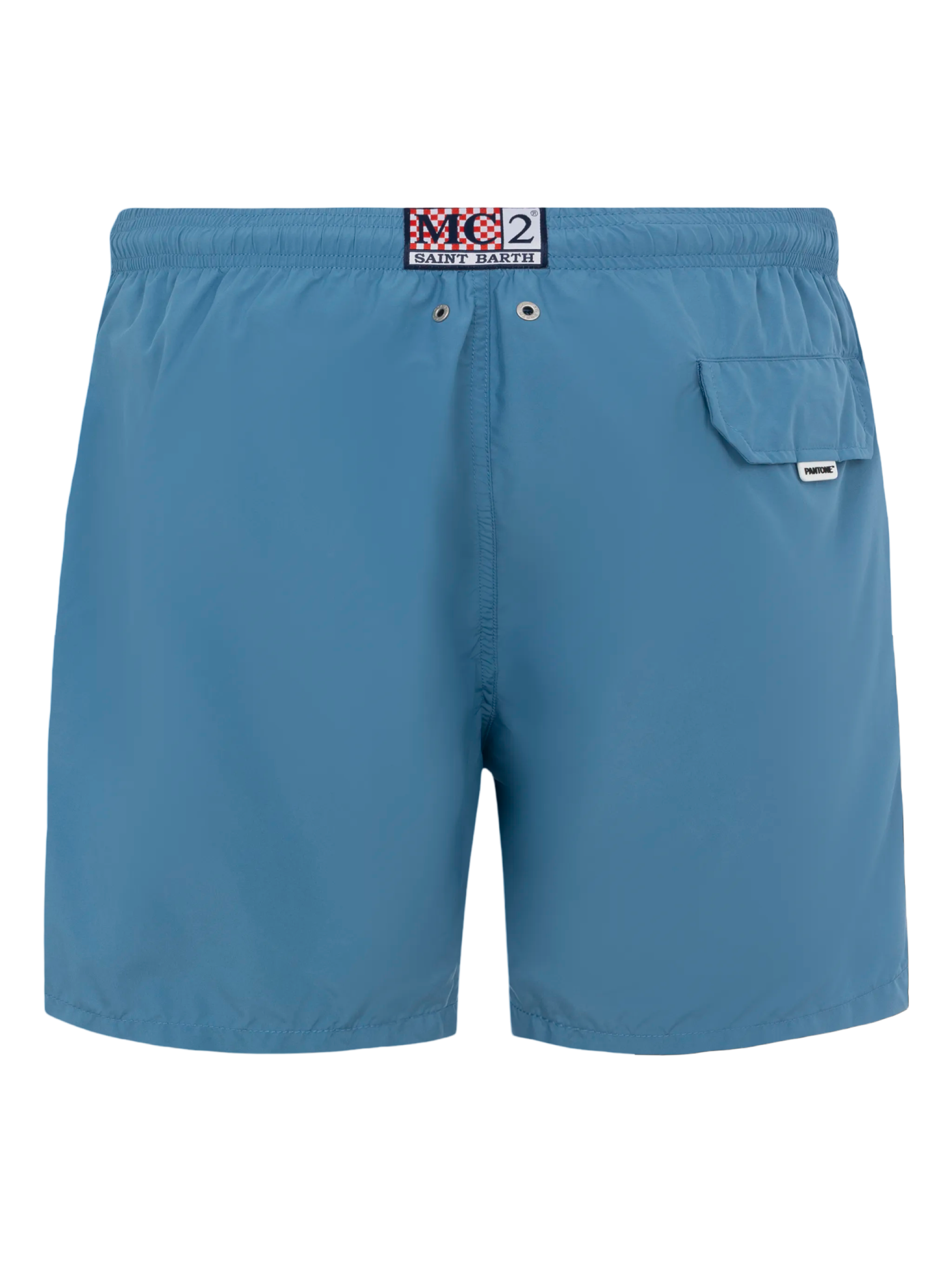 MC2 SAINT BARTH - Costume Pantone Tinta Unita Blu Polvere