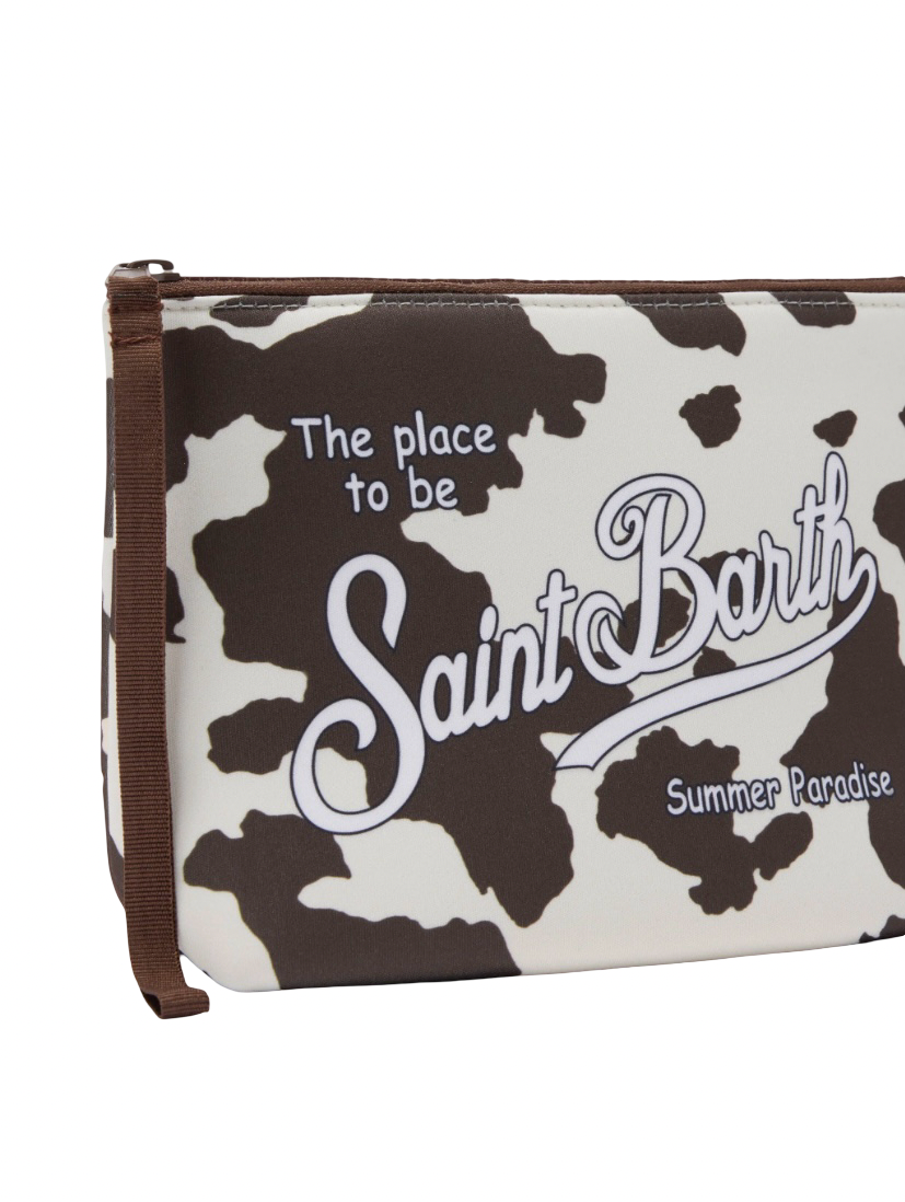 MC2 SAINT BARTH - Pochette Aline Cow Print