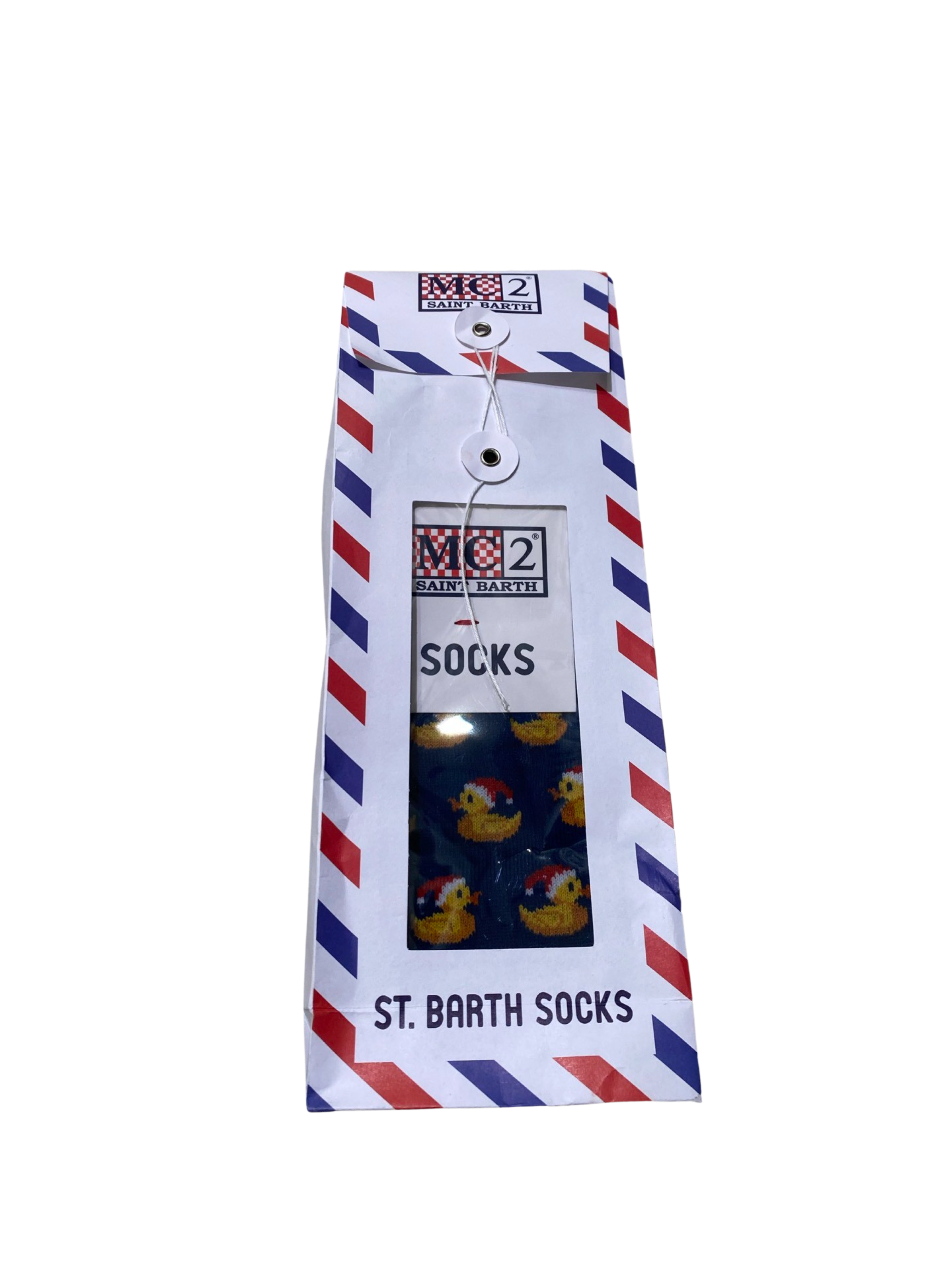 MC2 SAINT BARTH - Calzini Blu Ducky Santa Claus