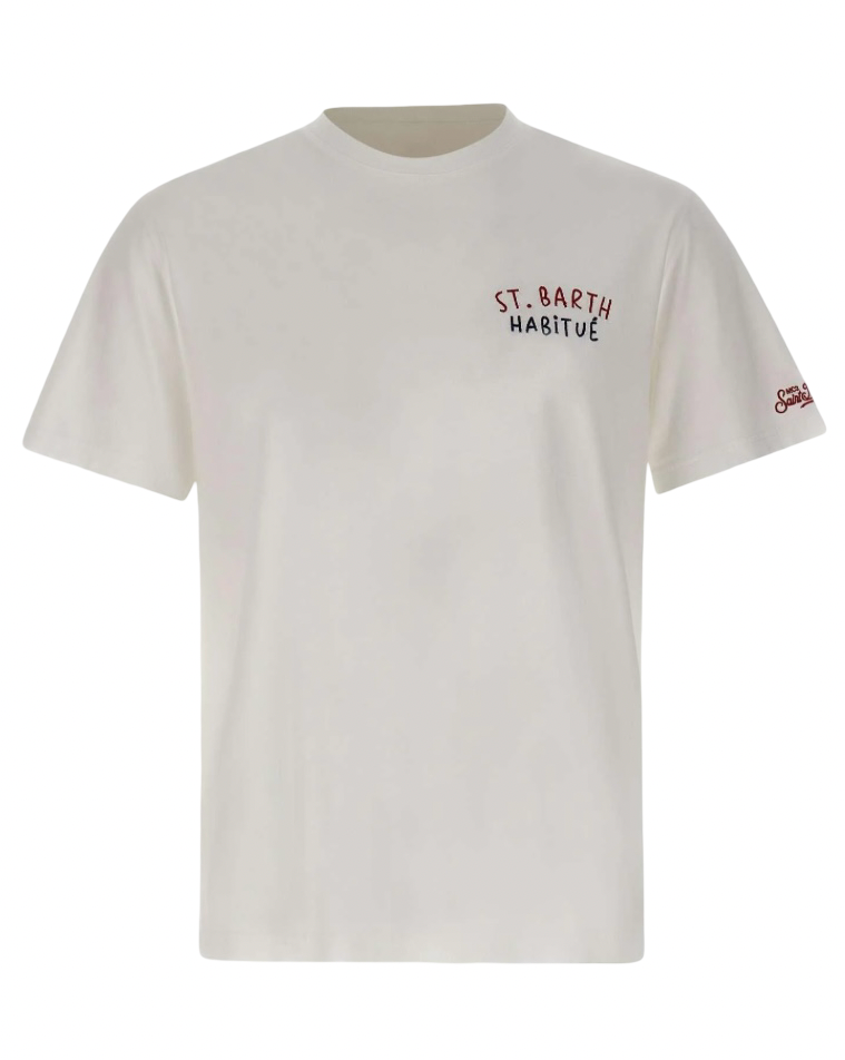MC2 SAINT BARTH - T-shirt Portland Bianca Forte Dei Marmi Habitué