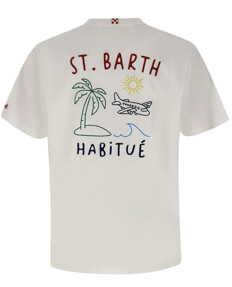 MC2 SAINT BARTH - T-shirt Portland Bianca Forte Dei Marmi Habitué