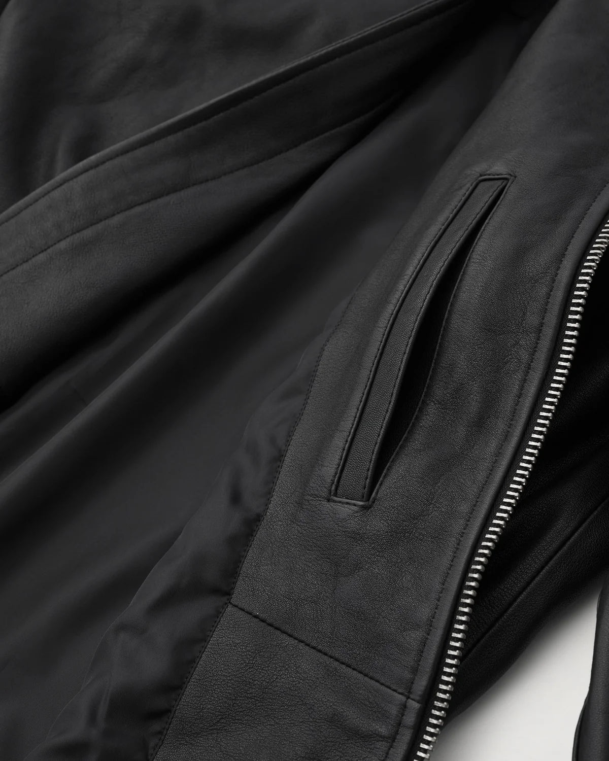 BELSTAFF - Giubbotto Nero di Pelle Cheviot T-Racer