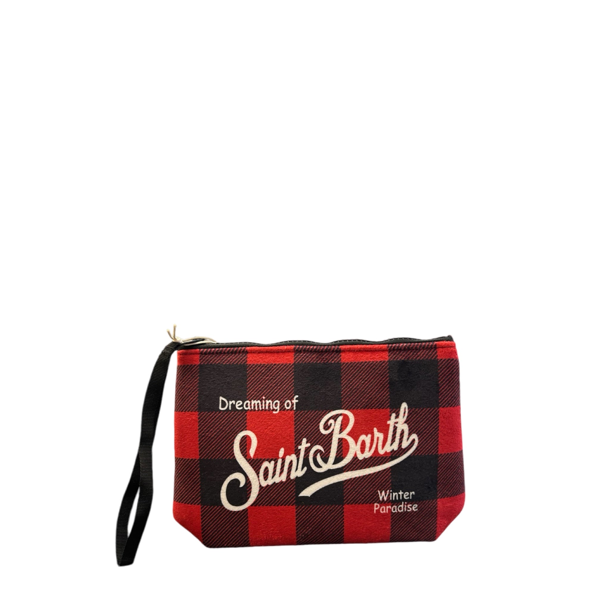 MC2 SAINT BARTH - Pochette Aline Check Rosso e Nero