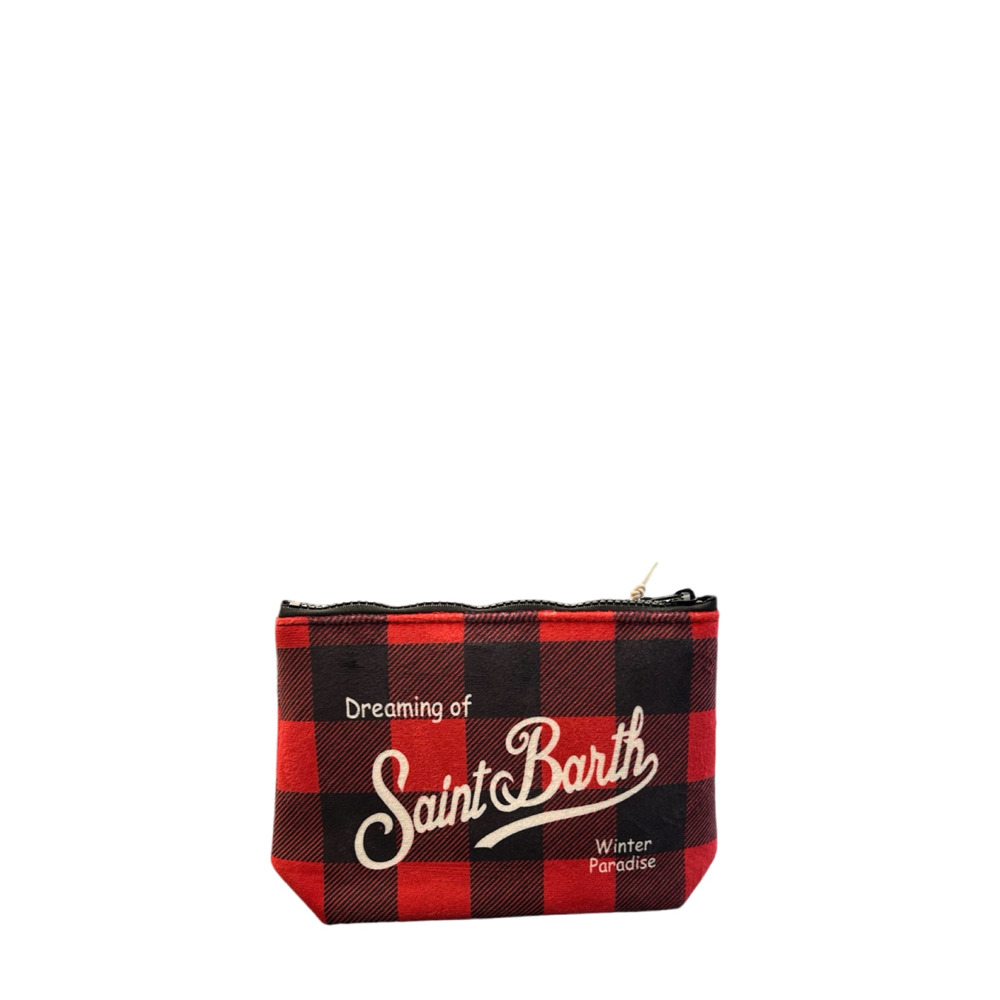 MC2 SAINT BARTH - Pochette Aline Check Rosso e Nero