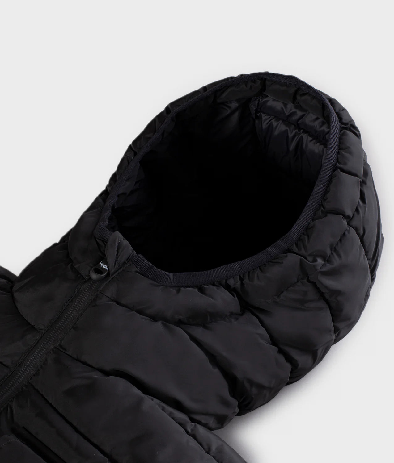 REFRIGIWEAR - Piumino Nero Con Cappuccio Josh Jacket