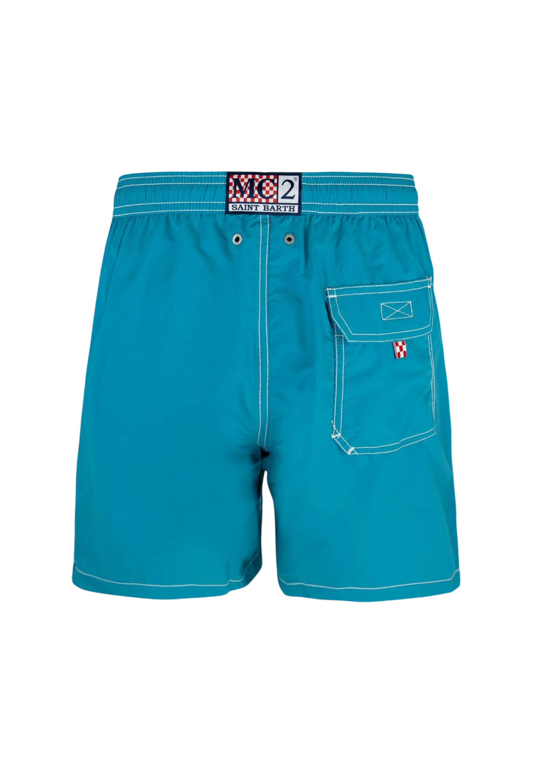 MC2 SAINT BARTH - Costume Patmos Verde Acqua Tinta Unita