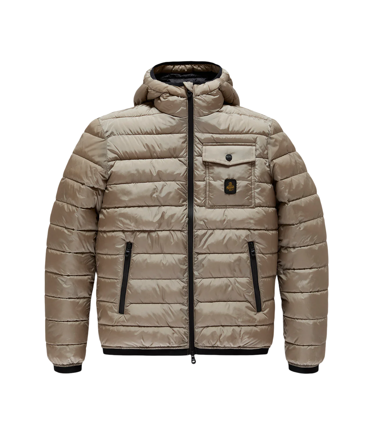 REFRIGIWEAR - Piumino Beige Con Cappuccio Josh Jacket