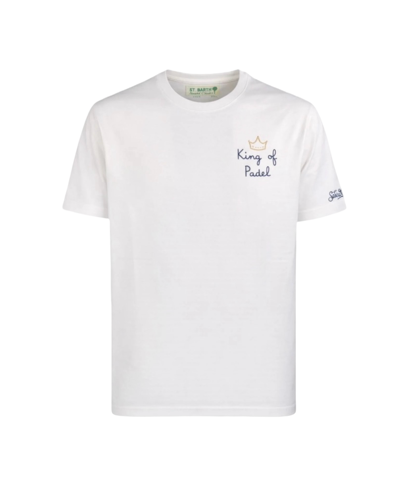 MC2 SAINT BARTH - T-shirt Bianca King of Padel