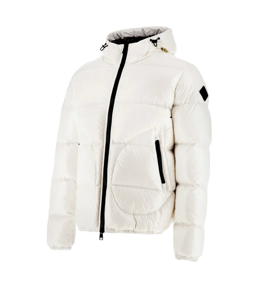 HERNO - Piumino Bianco Bomber in Gloss