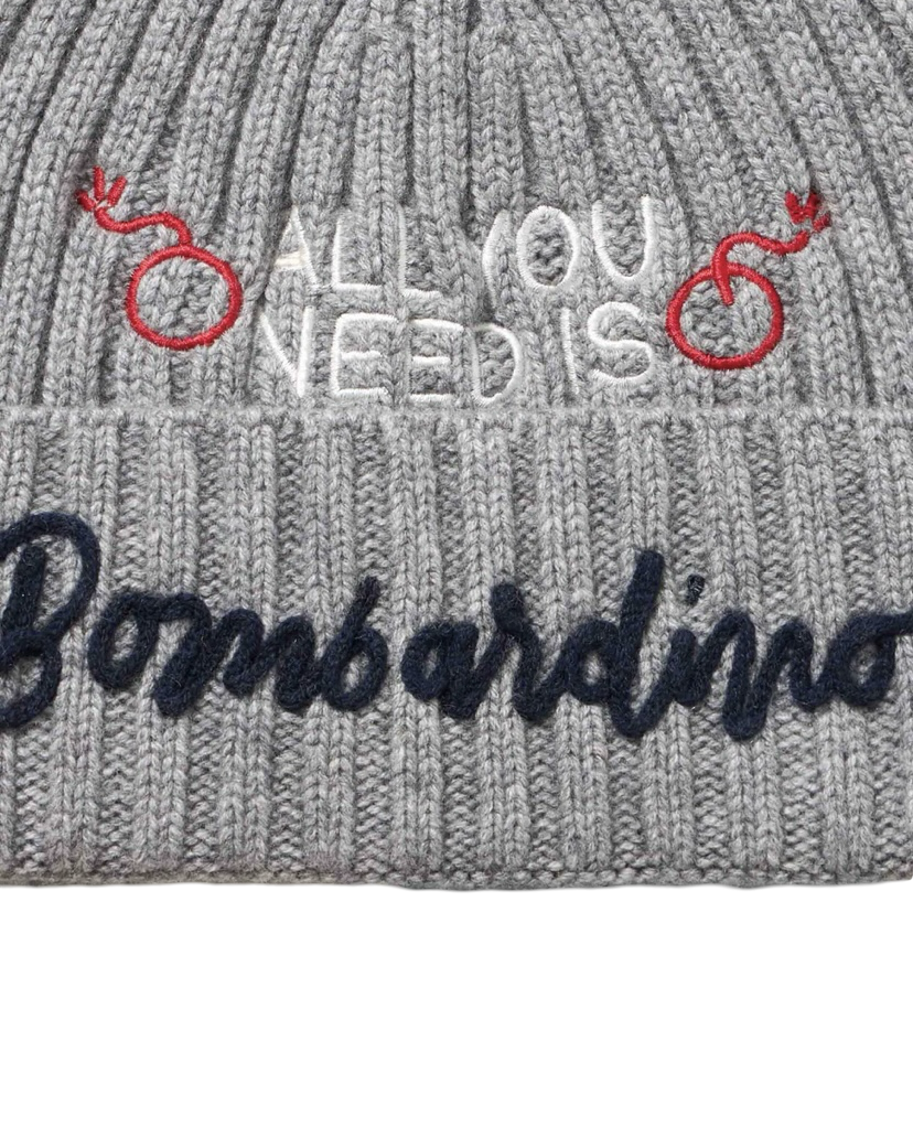 MC2 SAINT BARTH - Cappellino Grigio All You Need Is Bombardino