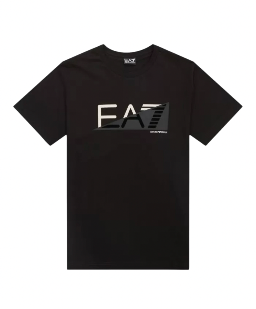 EA7 - T-shirt Nera Maxi Logo Graphic Series