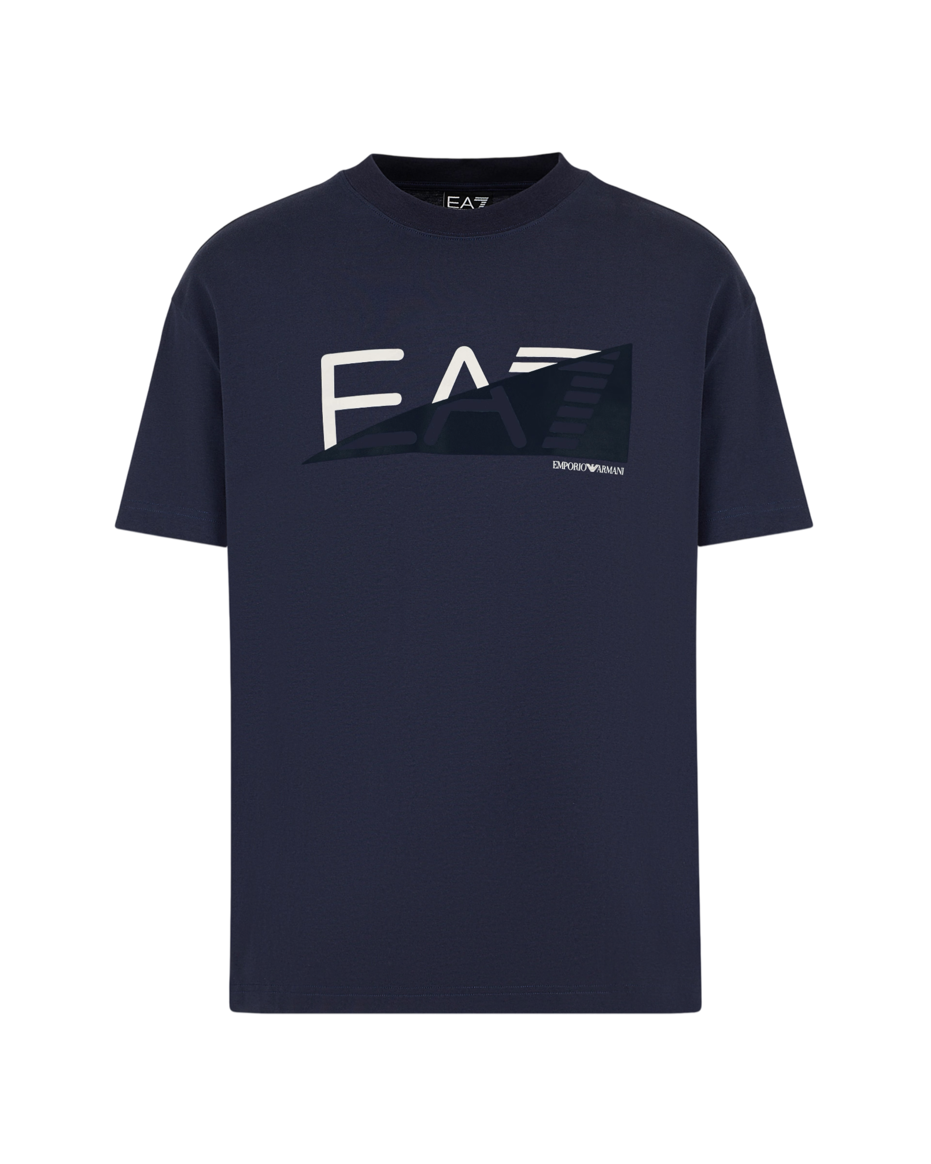 EA7 - T-shirt Blu Maxi Logo Graphic Series