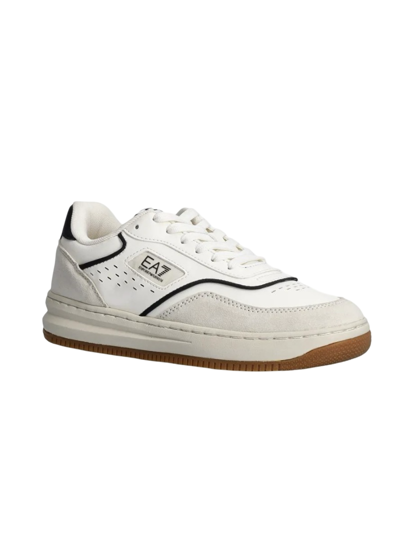 EA7 - Sneakers Bianche con inserti Neri