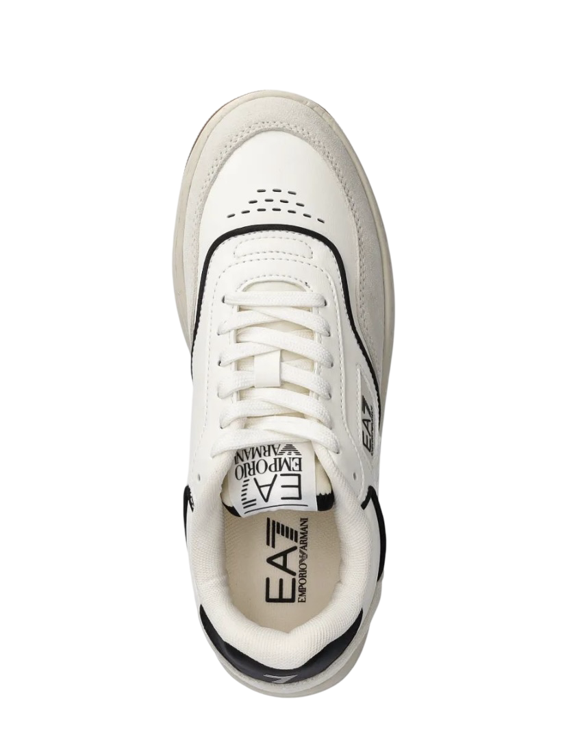 EA7 - Sneakers Bianche con inserti Neri