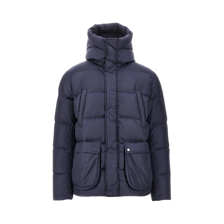 HERNO - Bomber Blu in Nylon Chamonix
