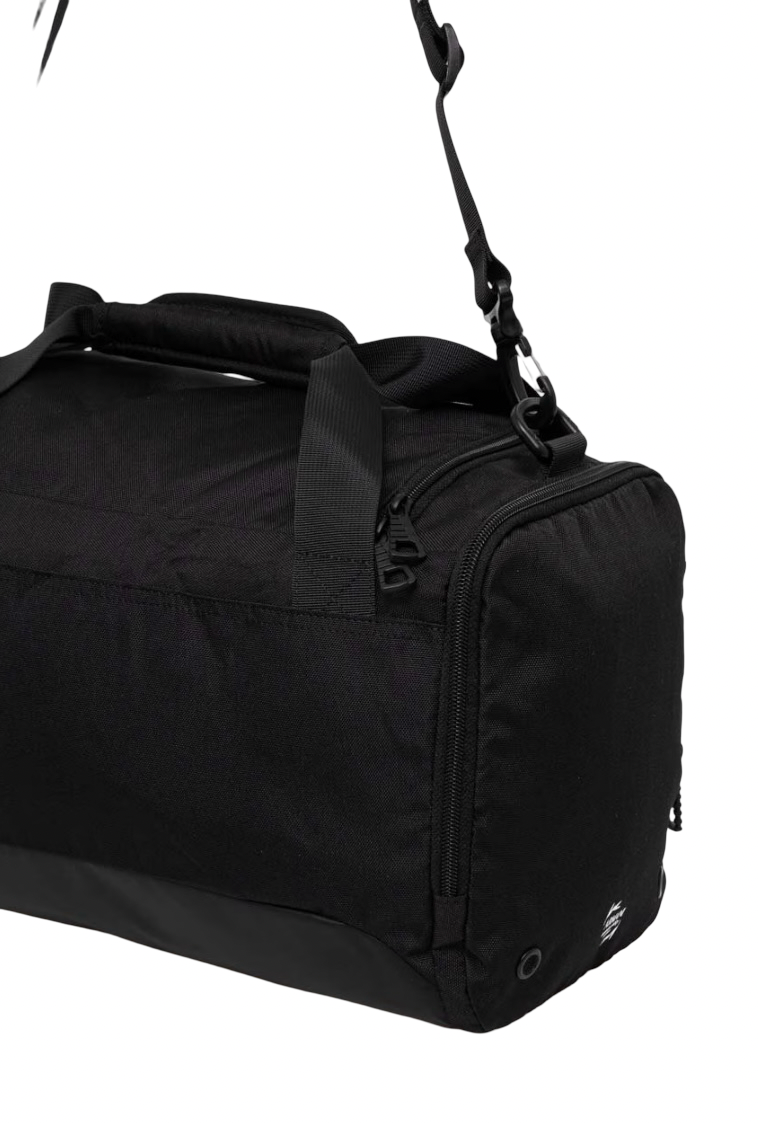 EA7 - Borsa Sportiva Nera con Maxi Logo in Tessuto Tecnico