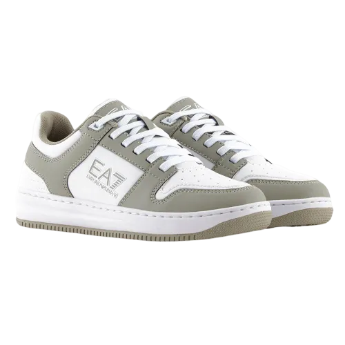 EA7 - Sneakers Bianche e Beige Slasher