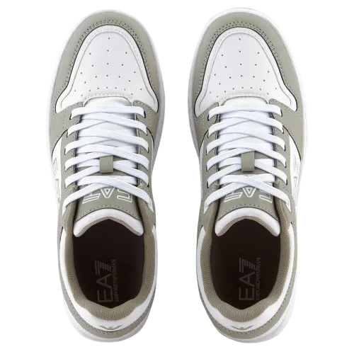 EA7 - Sneakers Bianche e Beige Slasher