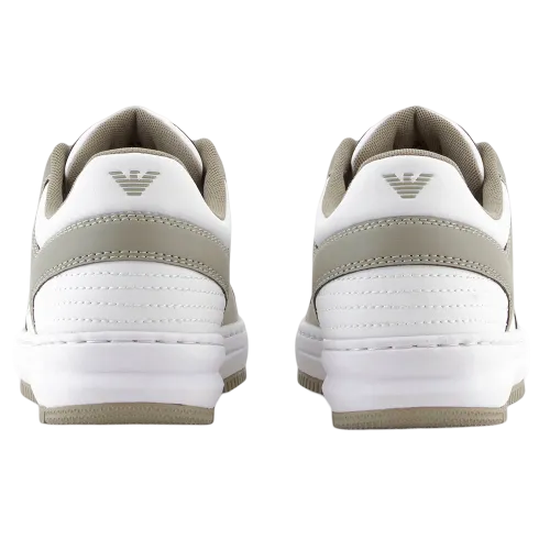 EA7 - Sneakers Bianche e Beige Slasher