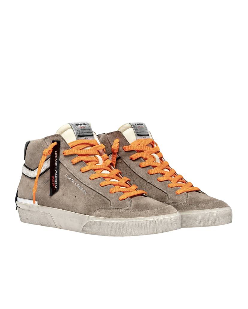 CRIME LONDON - Sneakers Alte SK8 Recut High Sienna Light Beige