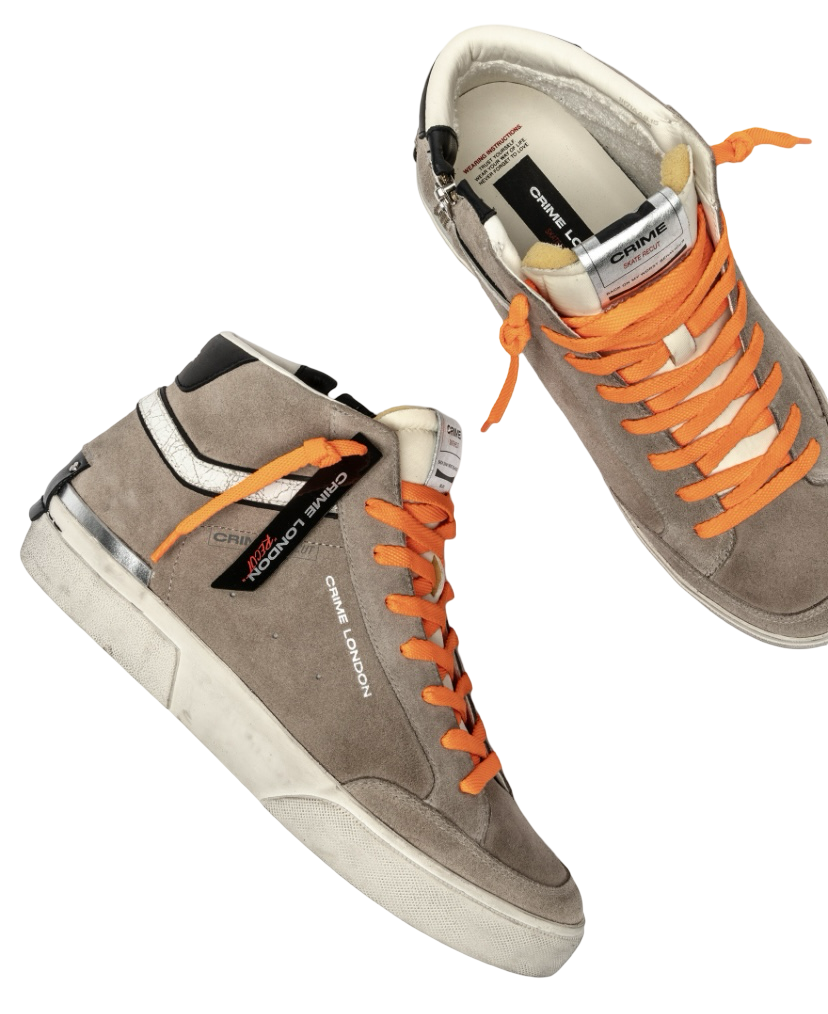 CRIME LONDON - Sneakers Alte SK8 Recut High Sienna Light Beige