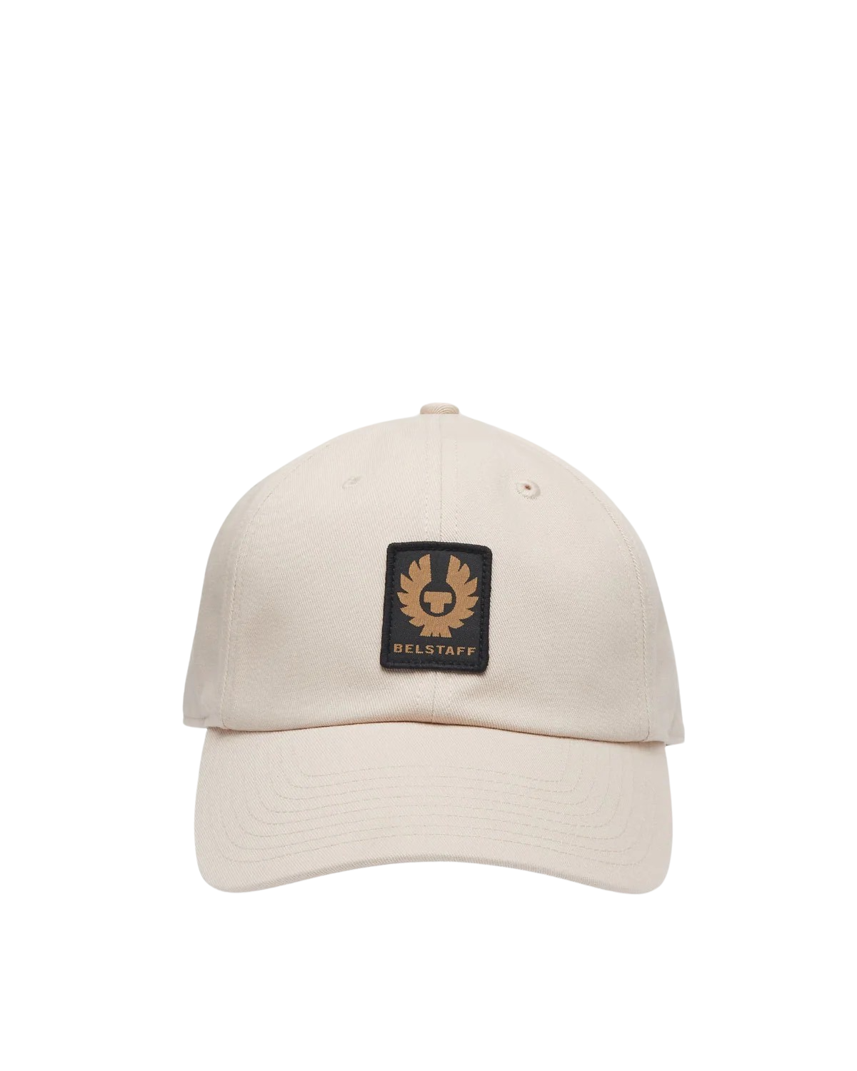 BELSTAFF - Cappellino Beige con Logo Phoenix