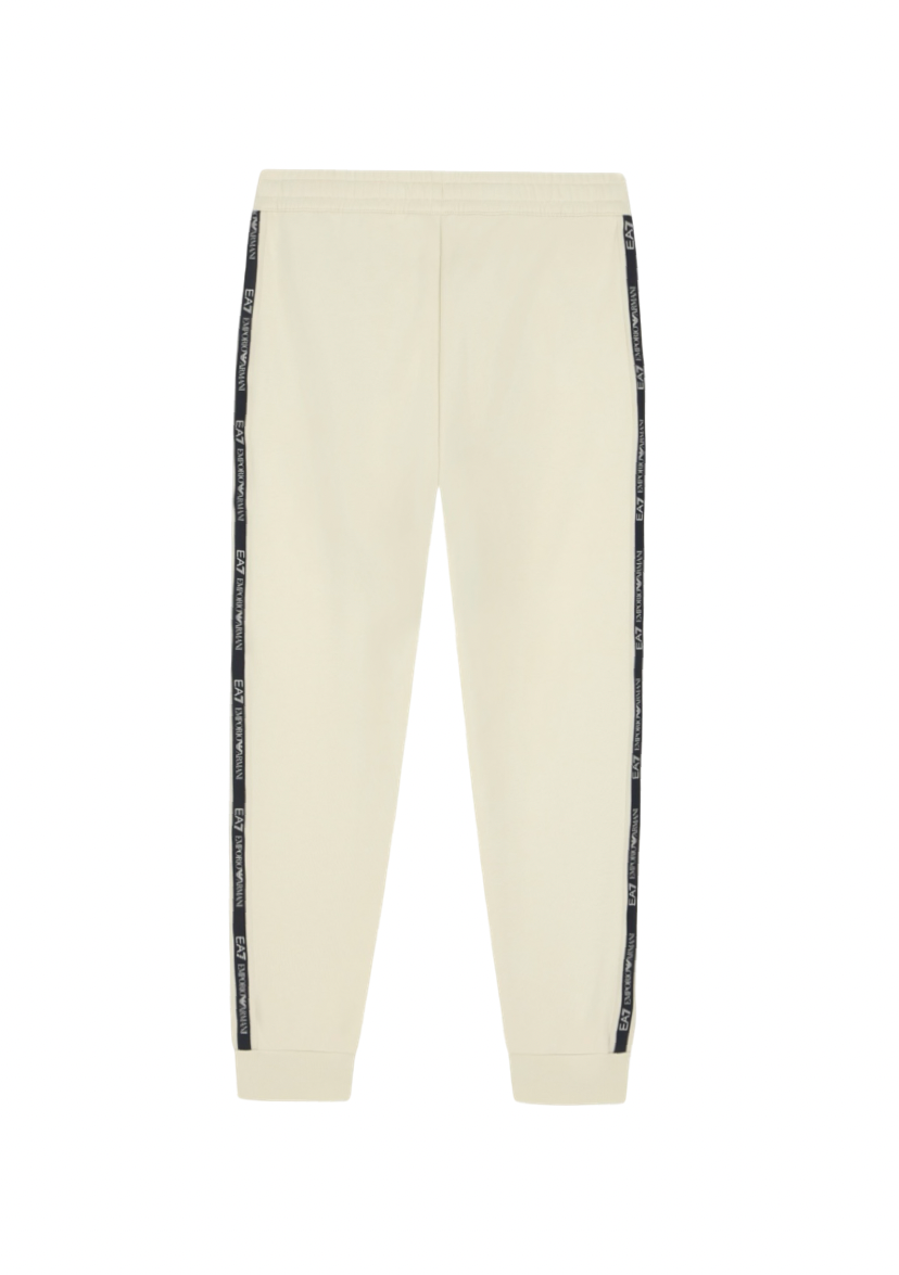 EA7 - Pantaloni Tuta Crema Logo Series