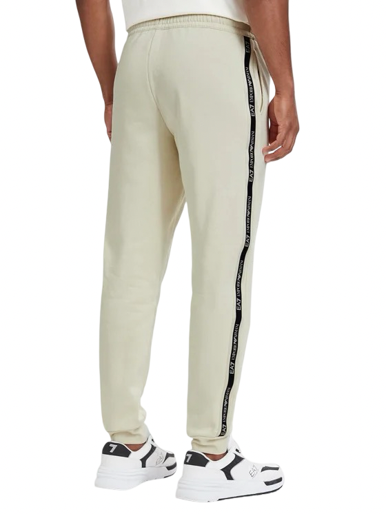 EA7 - Pantaloni Tuta Crema Logo Series