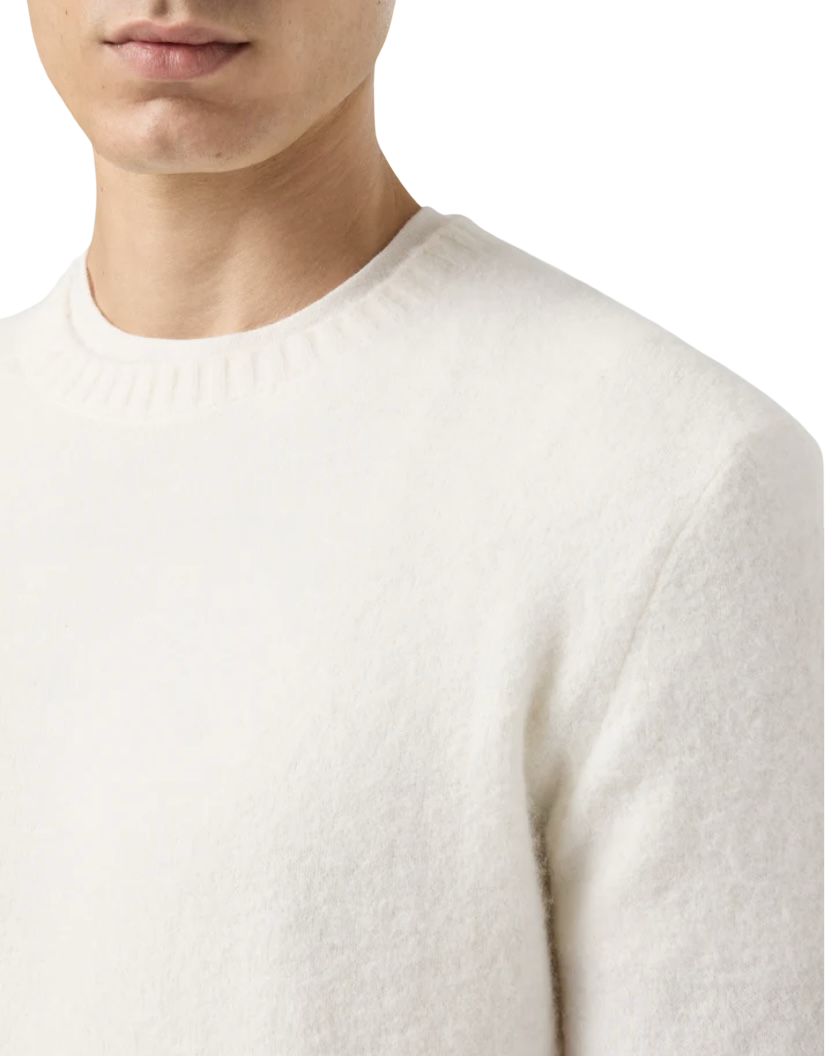 MC2 SAINT BARTH - Maglione Regent Bianco in Alpaca Stretch