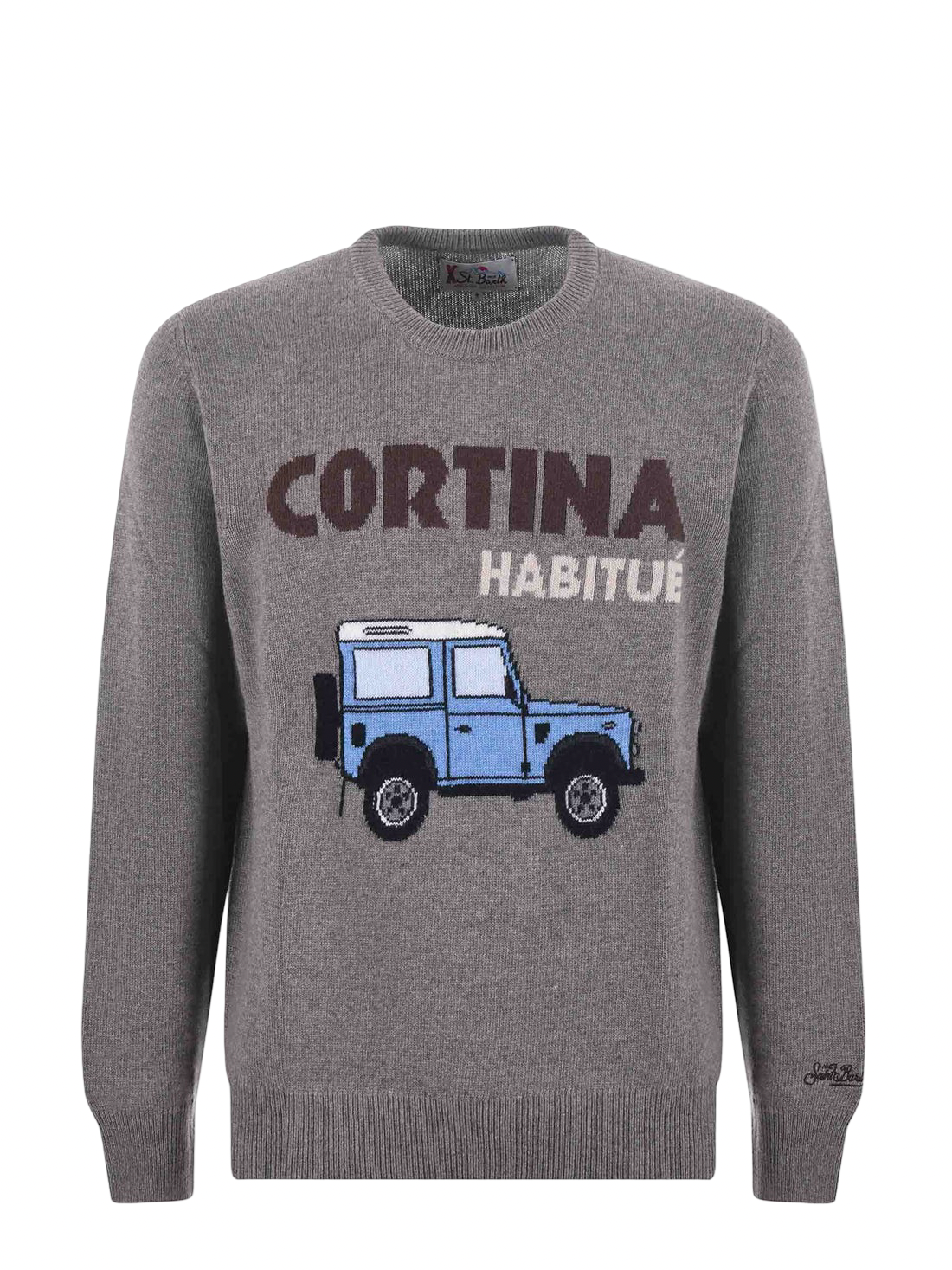 MC2 SAINT BARTH - Maglione Heron Grigio Car Cortina Habitué