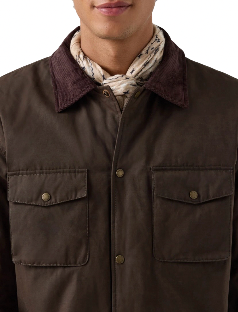 MC2 SAINT BARTH - Giacca Overshirt Bexley Wax Verde Militare