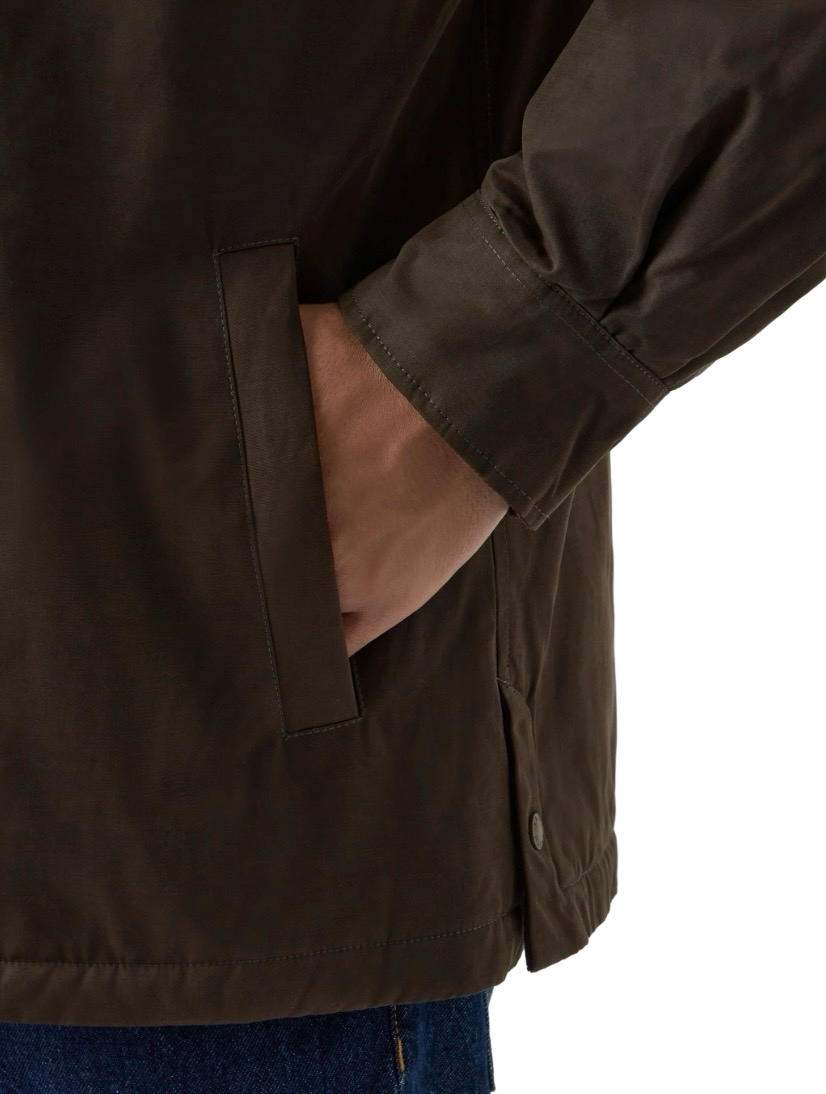 MC2 SAINT BARTH - Giacca Overshirt Bexley Wax Verde Militare