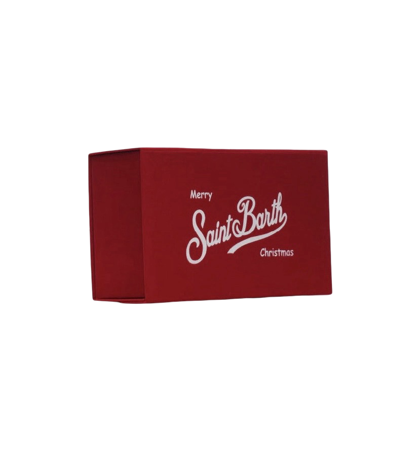 MC2 SAINT BARTH - Christmas Box Cappellino Marrone e Pochette Teddy