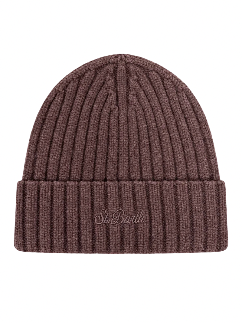 MC2 SAINT BARTH - Christmas Box Cappellino Marrone e Pochette Teddy