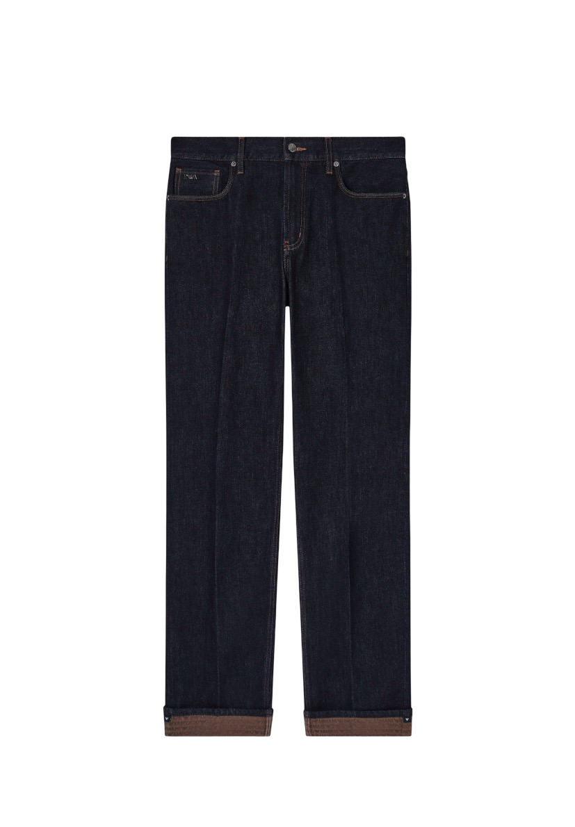 EMPORIO ARMANI - Jeans J76 Straight Fit Comfort Stretch Rinse