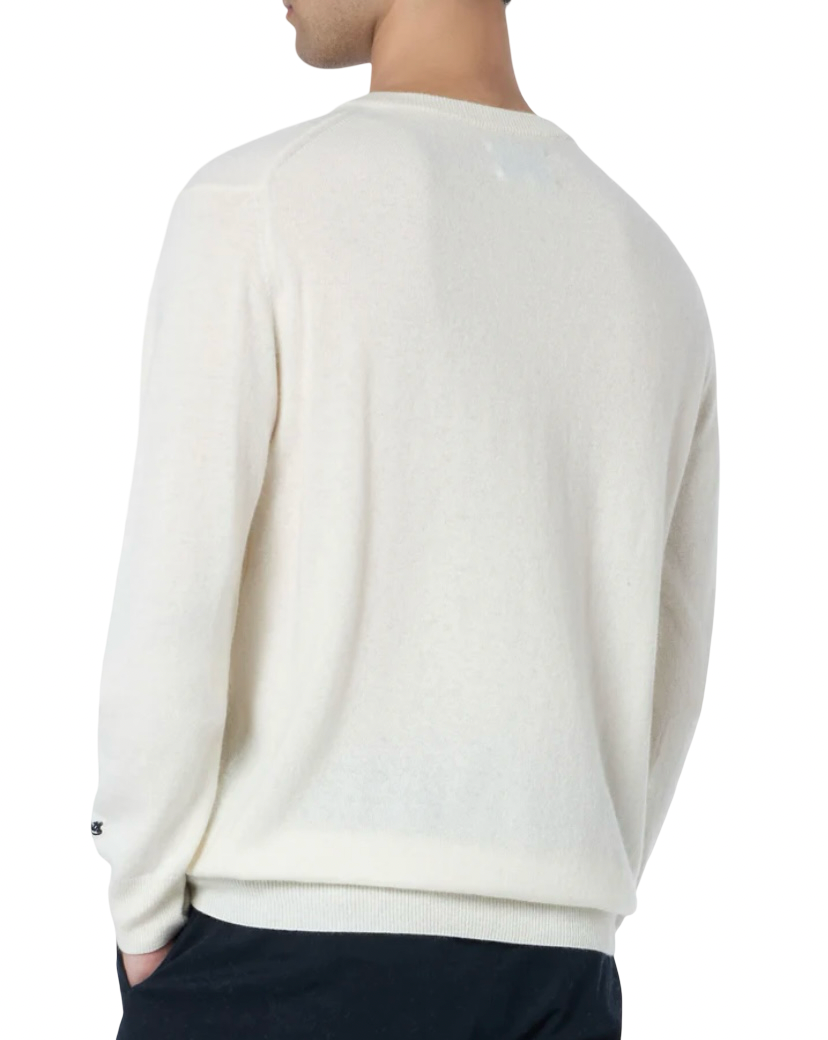 MC2 SAINT BARTH - Maglione Bianco con Ricamo King Of Après Ski