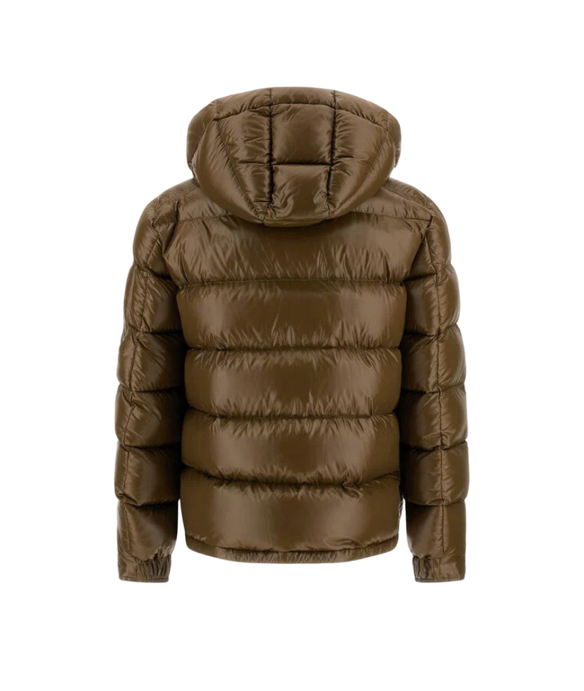 HERNO - Piumino Hero Verde Militare in Nylon lucido