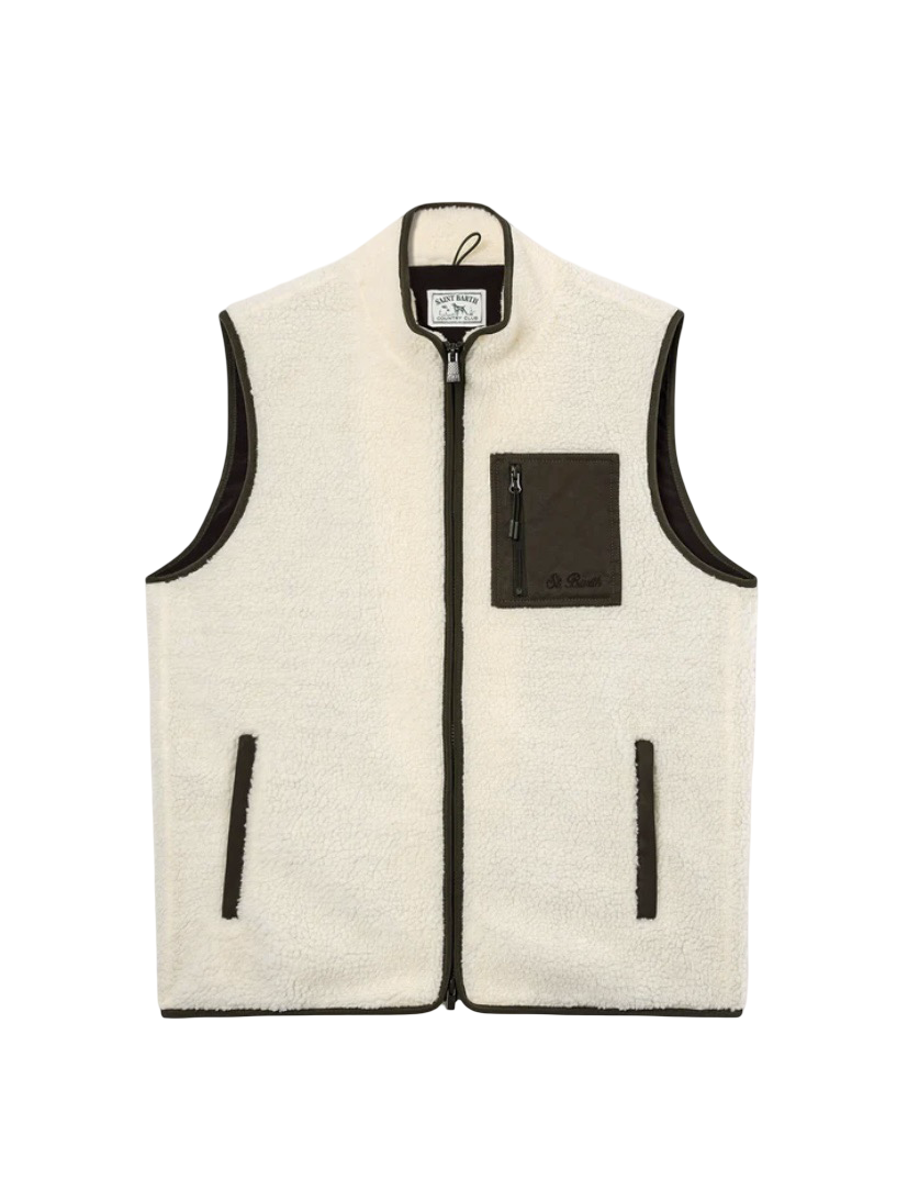 MC2 SAINT BARTH - Gilet Keystone Vest Off White