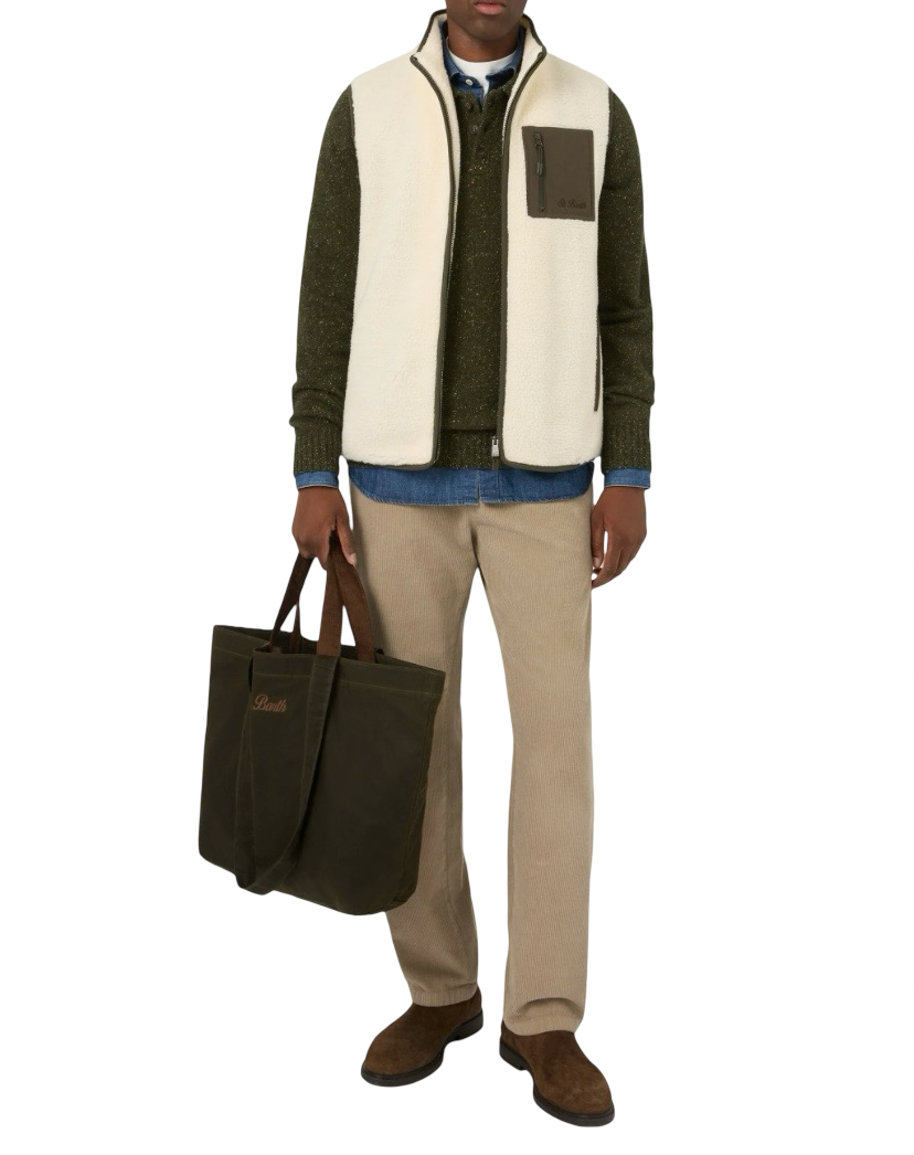 MC2 SAINT BARTH - Gilet Keystone Vest Off White