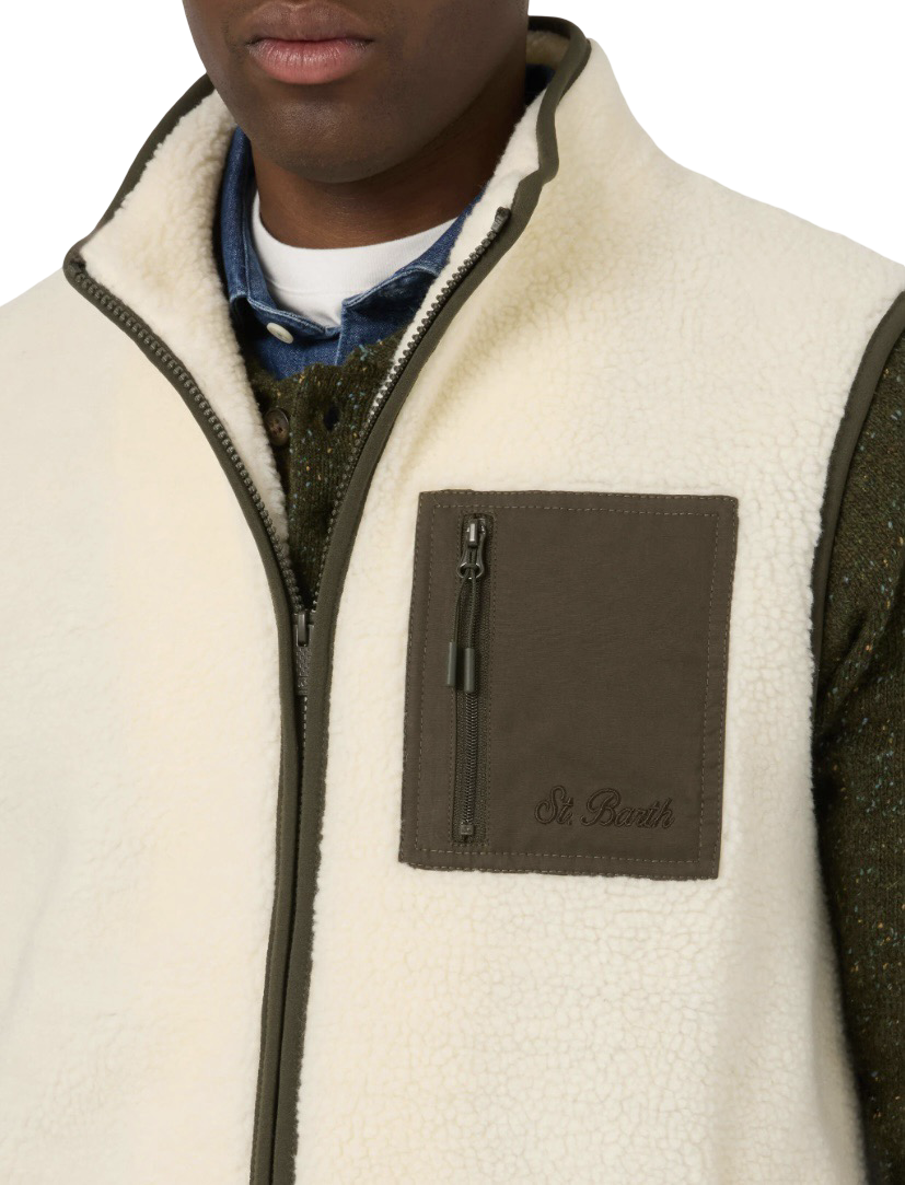 MC2 SAINT BARTH - Gilet Keystone Vest Off White
