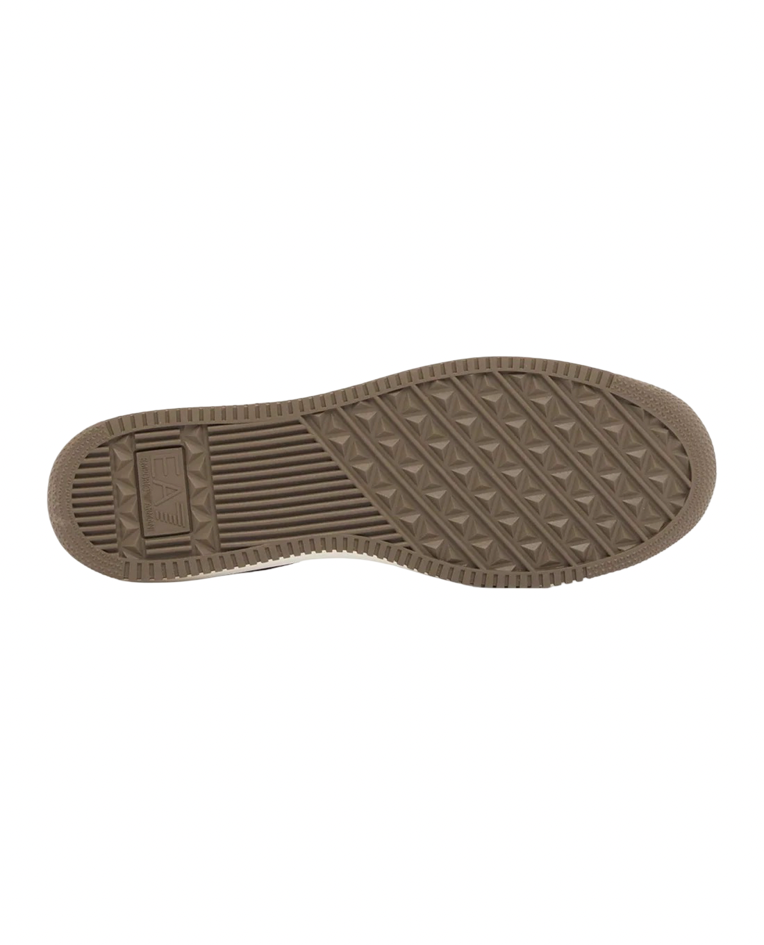EA7 - Sneakers Bianco,Verde Militare e Senape con Logo Aquila