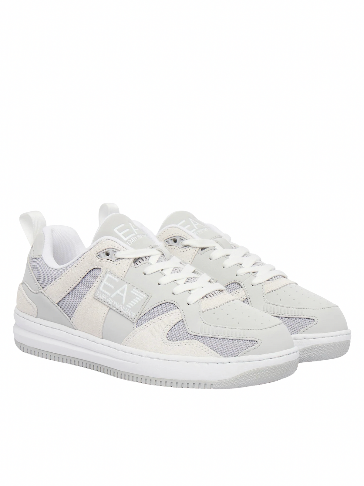 EA7 - Sneakers Slasher Bianco e Grigio
