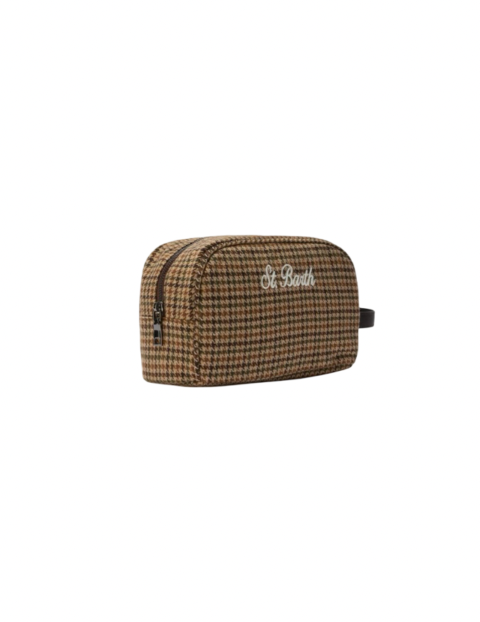 MC2 SAINT BARTH - Beauty Case Westwood Wool Pied De Poule