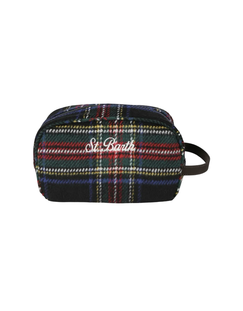 MC2 SAINT BARTH - Beauty Case Westwood Wool Tartan